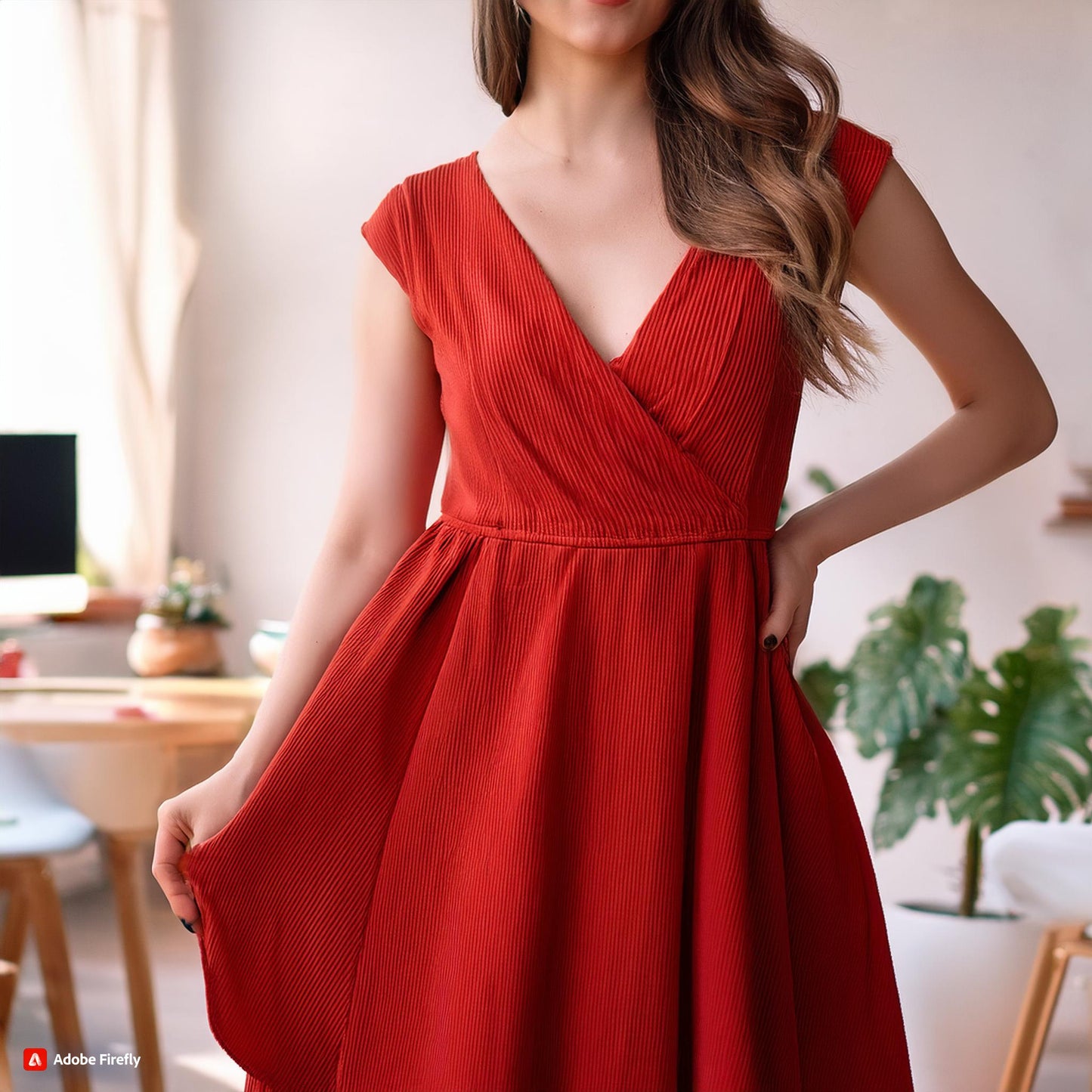 Linen Mini Dress
