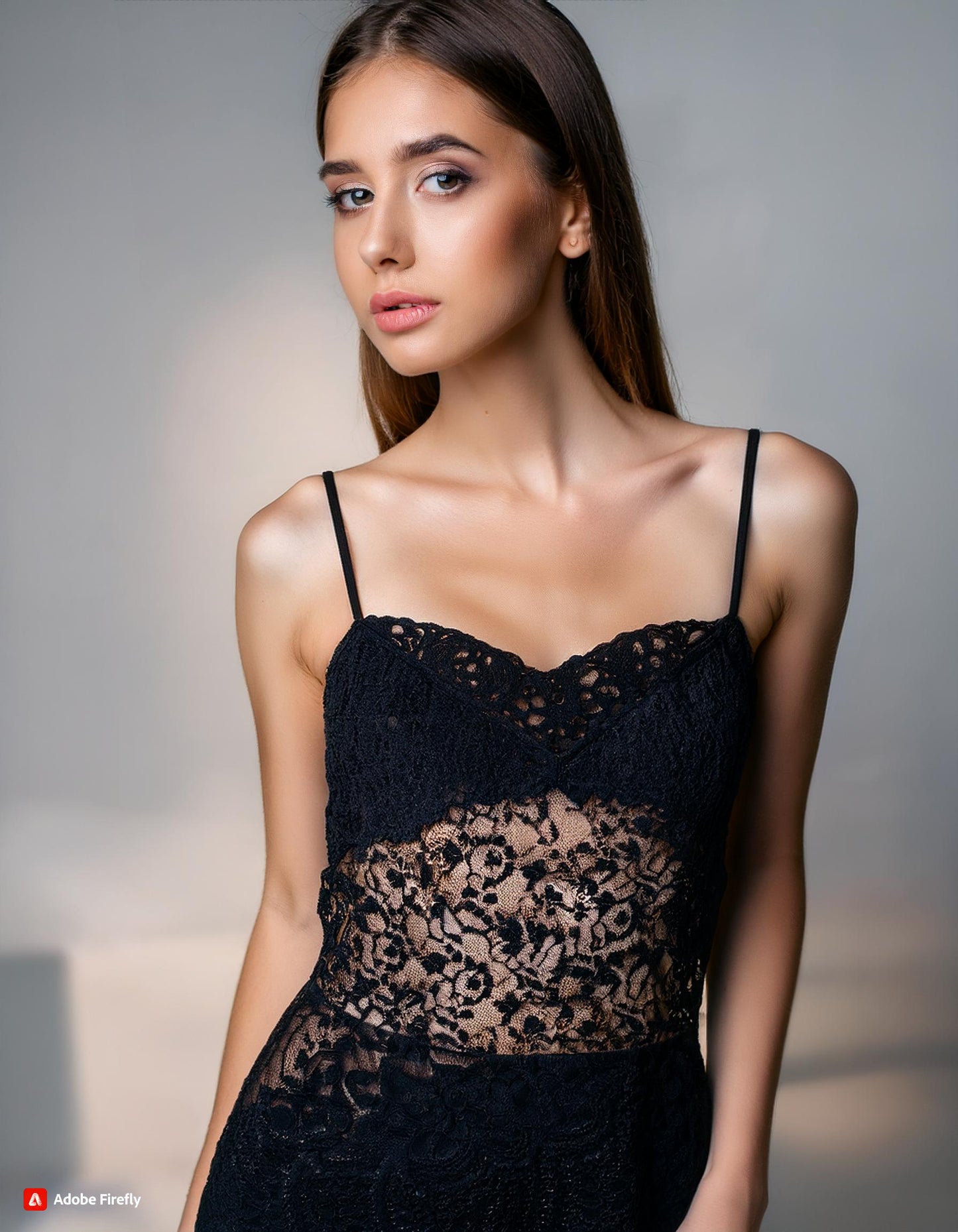 Strapless Lace Top