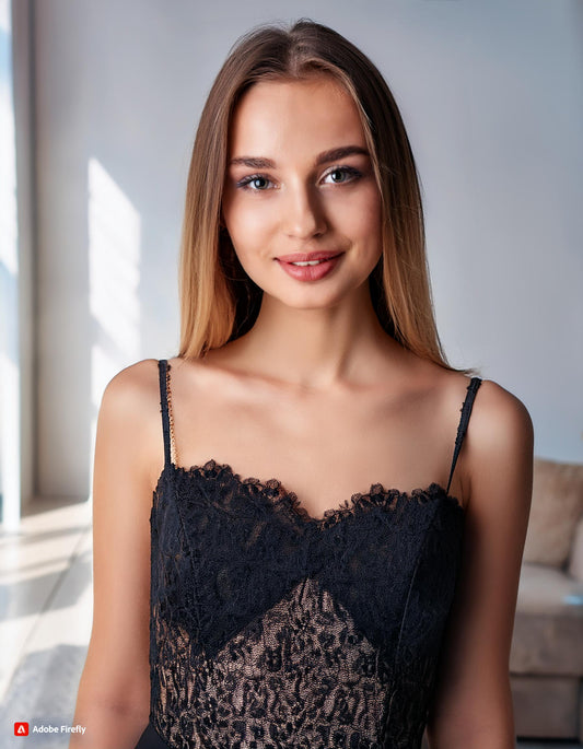Strapless Lace Top